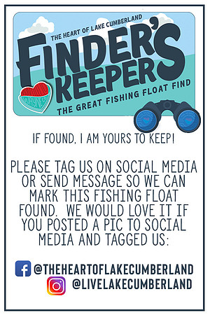 fishing float card