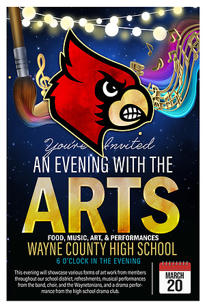 arts showcase poster samller