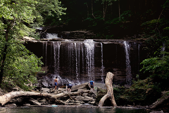 one of the mill springs waterfall